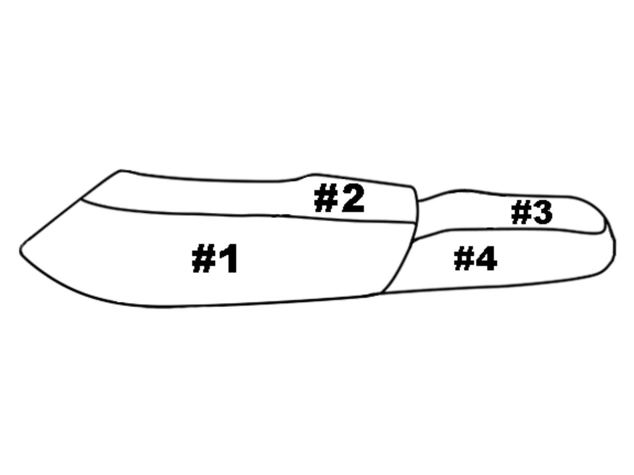1997 1998 YAMAHA WAVE VENTURE JET SKI SEAT COVER - Image 3