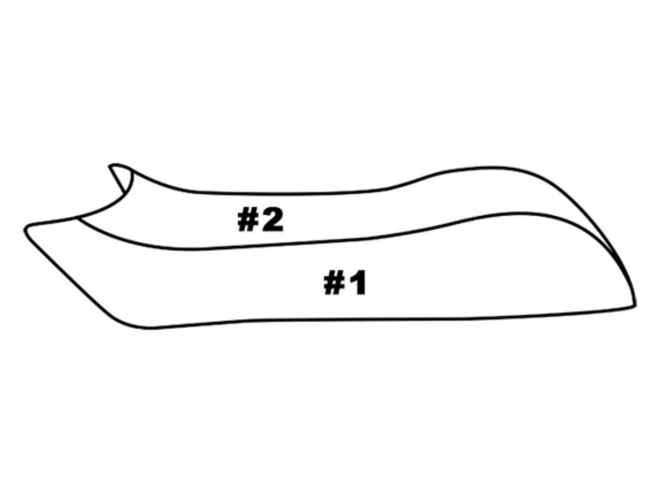 1990 1991 1992 1993 1994 1995 1996 1997 YAMAHA WAVERUNNER III 3 SEAT COVER - Image 3
